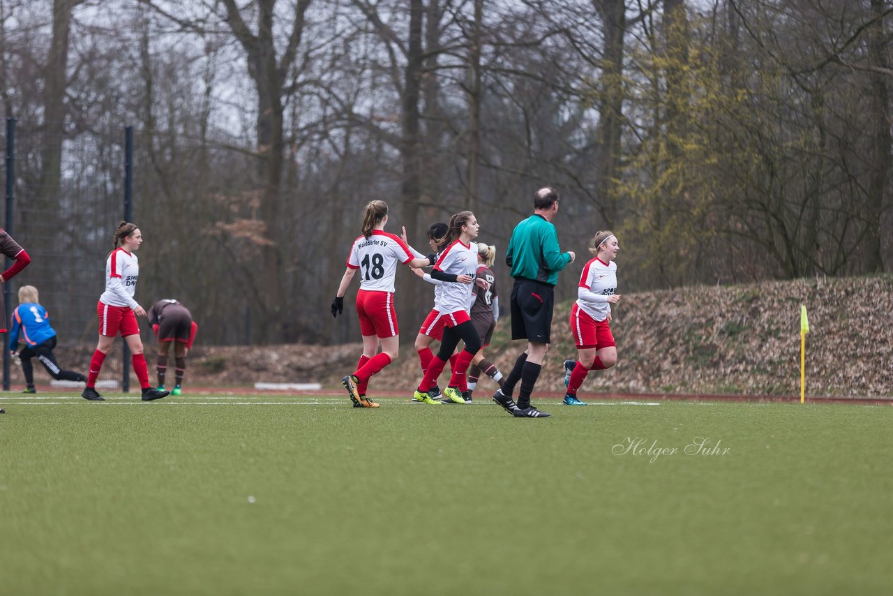 Bild 142 - B-Juniorinnen Walddoerfer - St.Pauli : Ergebnis: 4:1